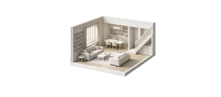Interior Scale Model 3D