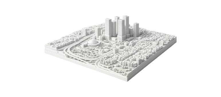 Townscape Scale Model India