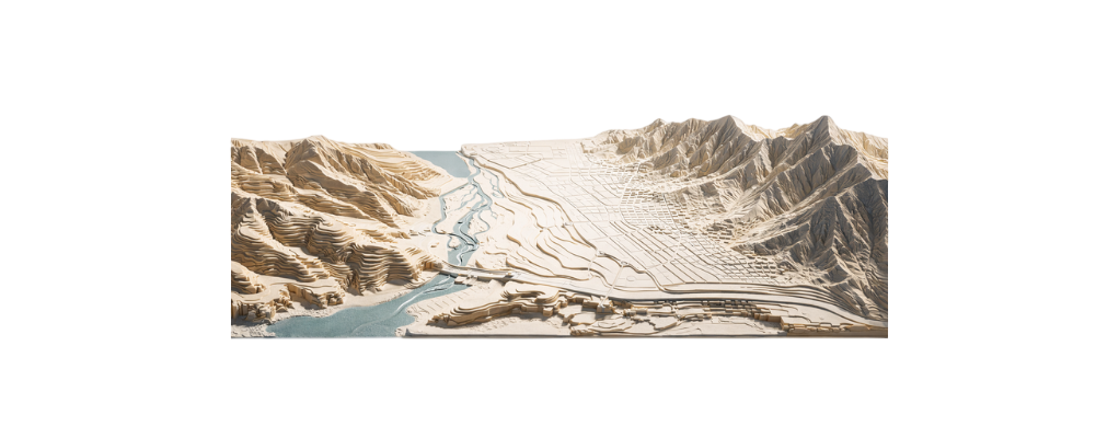 Terrain 3D Scale Model — ArcEdge INSTA3D